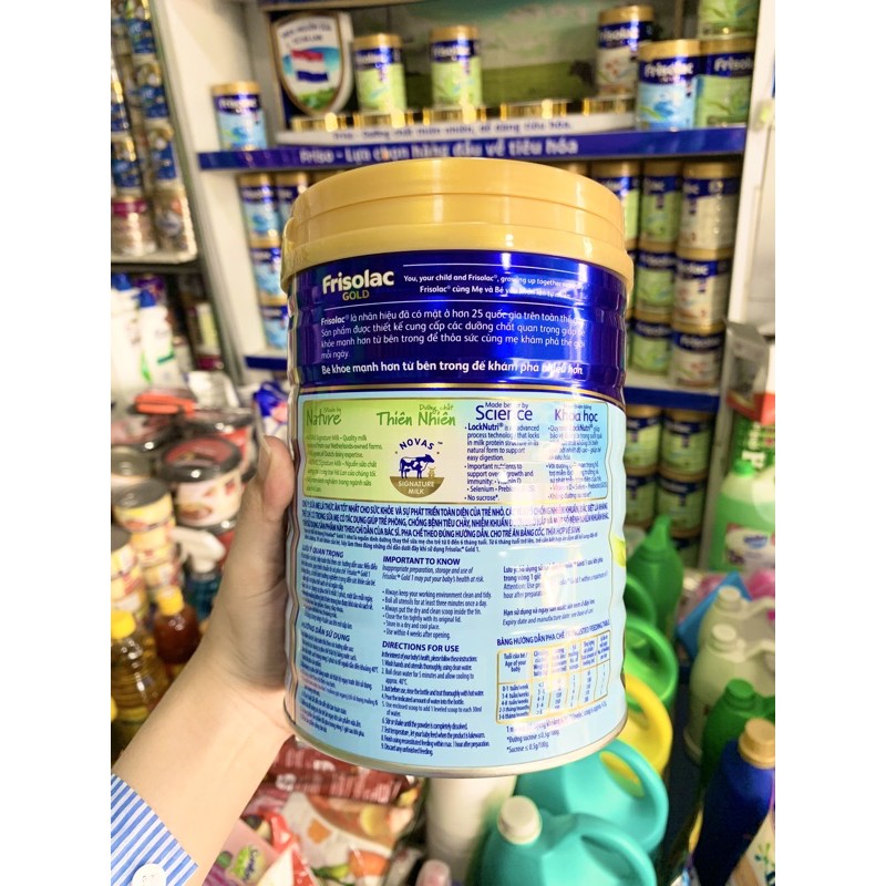 Sữa bột Frisolac gold số 1 850g (mẫu mới) - date 2024
