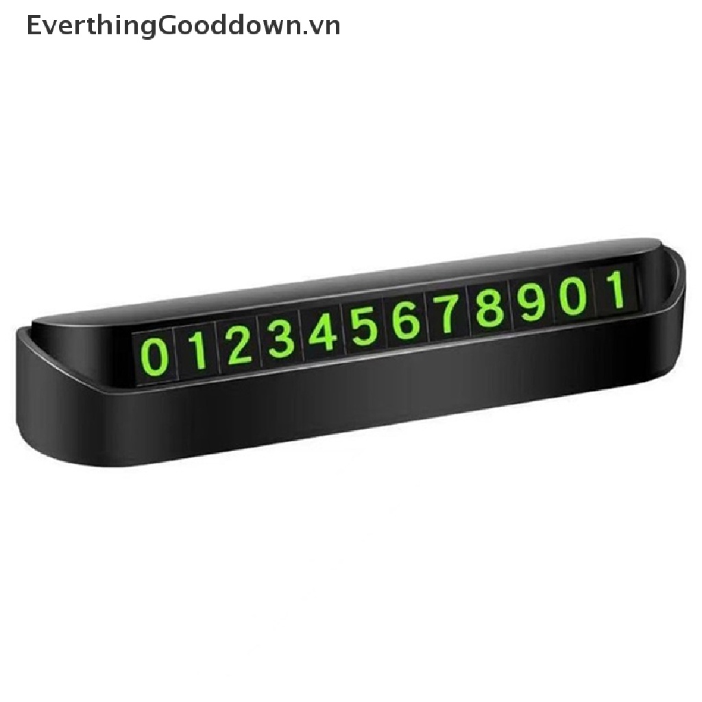 Bộ Thẻ Đậu Xe Hiển Thị Số Điện Thoại 13x2.5cm