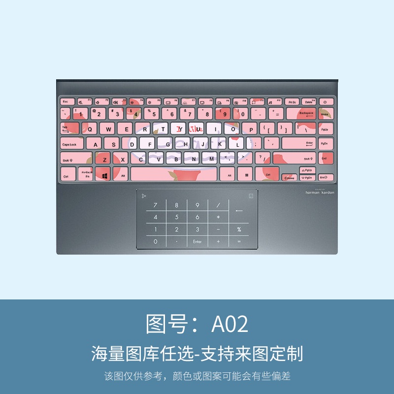 Tấm Lót Bảo Vệ Bàn Phím Máy Tính Asus ZenBook 13 UX325 UM325 UX363J UX363JA UXF3000E U3700E U3700 U3700J 2020 Ốp