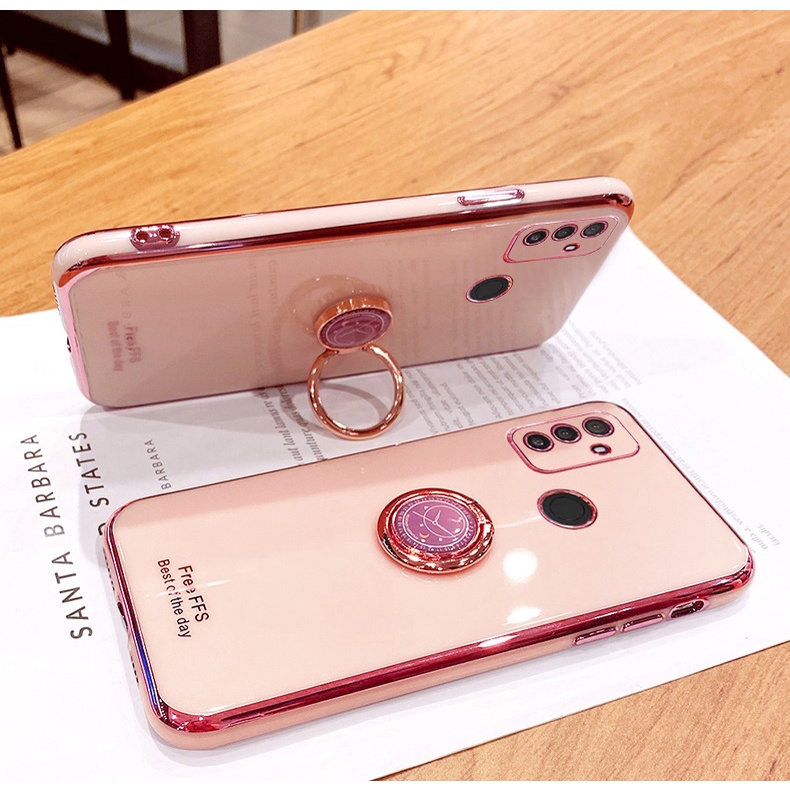 ỐP LƯNG SILICON OPPO A53 KÈM IRING SANG TRỌNG