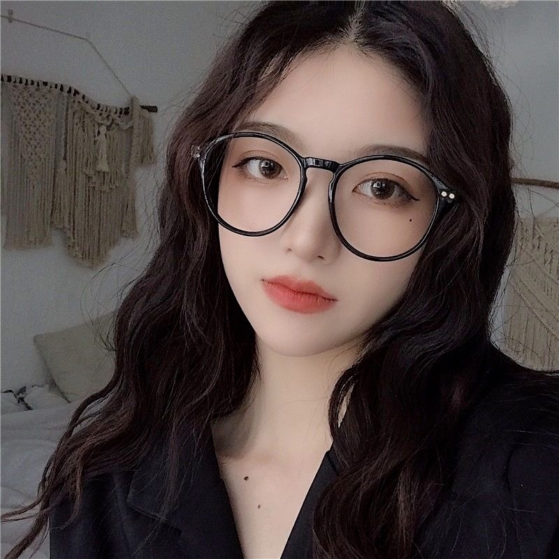 Kính Xanh Gọng Tròn/hộp Vuông Thời Trang Hàn Quốc Cho Nữ / Nam