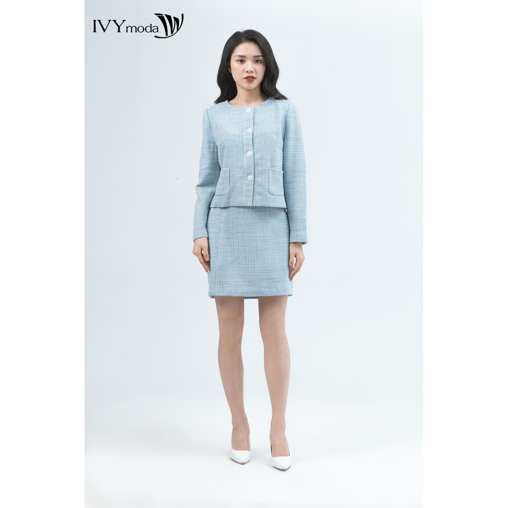 [Mã WABRMINI2 giảm 10% tối đa 50k đơn 250k] [Mã FABMO11 - 12% - ĐH từ 99K]Chân váy 2 lớp dáng ôm IVY moda MS 31M5032