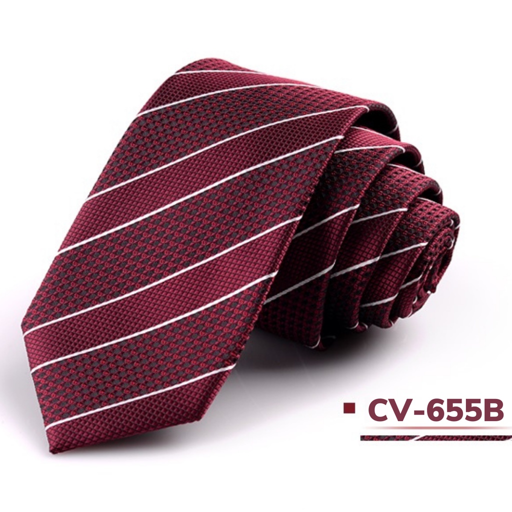 Cà vạt bản nhỏ 6cm cao cấp thời trang phong cách Hàn Quốc, cravat chú rể, công sở, dự tiệc, chụp ảnh