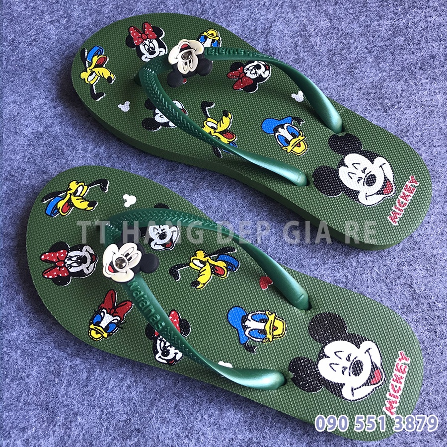 Dép quai kẹp nữ hình Mickey cute