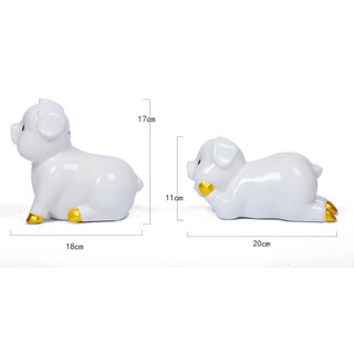Lợn đất tiết kiệm mạ vàng cao cấp