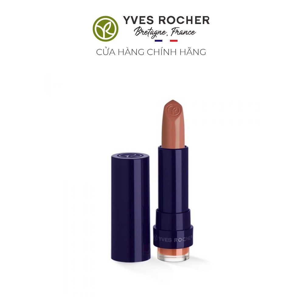 Son Môi Yves Rocher Rouge Vertige Brilliant Satin Lipstick 32 Damask Rose - 3.7g