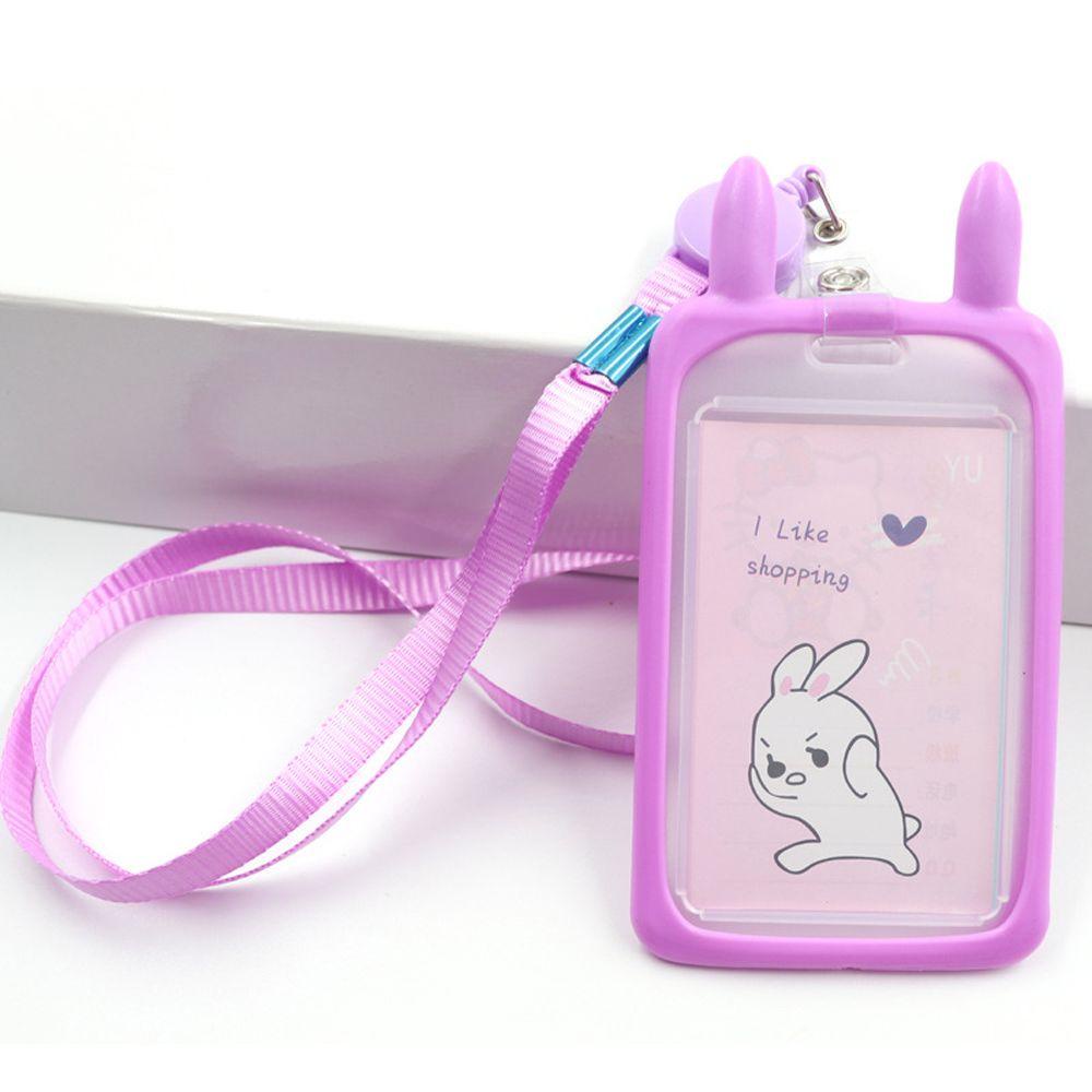 Qqmall Ví Đựng Thẻ Điều Khiển Truy Cập Thẻ Điều Chỉnh Được Kiểm Soát Truy Cập Hình Thỏ Dễ Thương Nhỏ Gọn Dễ Thương Có Thể Điều Chỉnh Cho Nữ