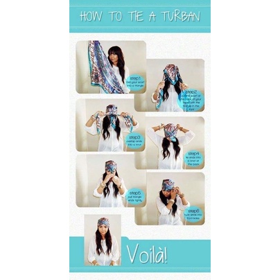 Khăn bandana cột áo yếm đa năng che nắng turban cột cổ áo - Maben