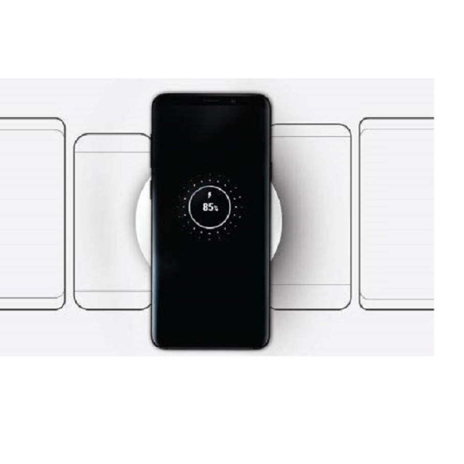 Đế sạc nhanh không dây Fast Wireless Charger Pad 2018 P3100 dùng được cho cả điện thoại và đồng hồ Samsung