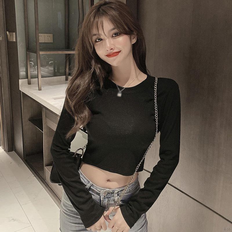 Áo Thun Dài Tay Hở Lưng Gợi Cảm Cho Nữ