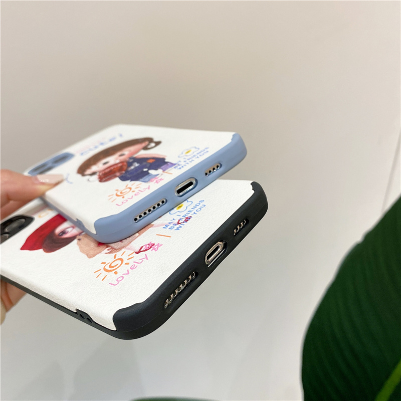 ốp điện thoại Silicone Họa Tiết Hình Cô Gái Thời Trang Cho Iphone 11 12 Pro Max X Xr 6 7 8 6s Plus Xs Max Se 2020 | BigBuy360 - bigbuy360.vn