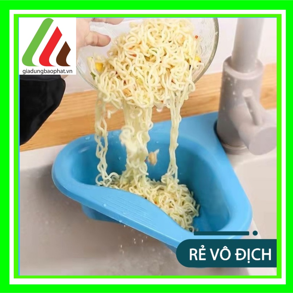 Khay rá nhựa lọc rác thức ăn thừa gắn bồn rửa bát hình thiên nga đa năng tiện dụng