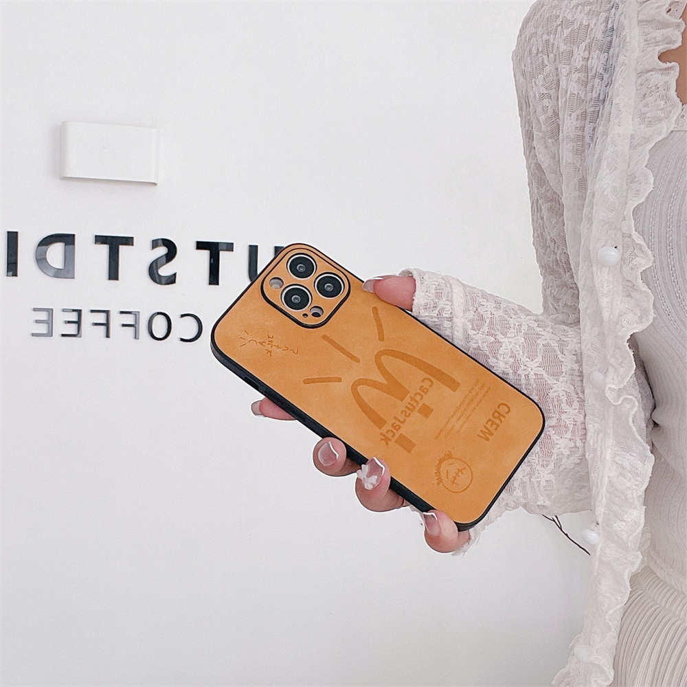 Ốp Điện Thoại Cứng Viền Vuông Họa Tiết Dễ Thương Cho iPhone 13 12 11 Pro Max XS Max XR X