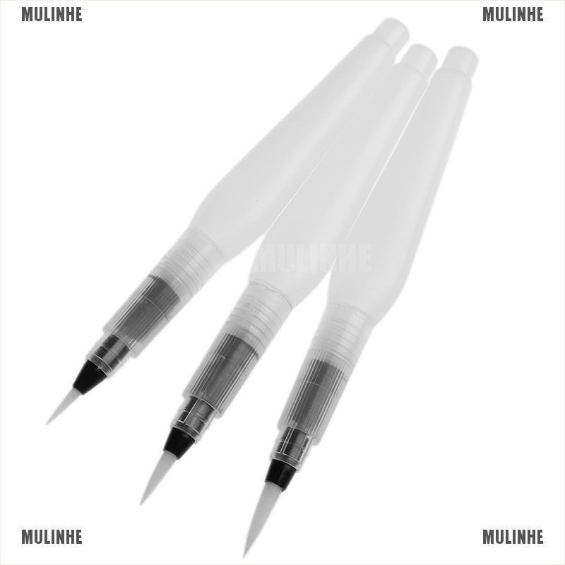 Set 3 bút lông đầu tròn lông mềm dành cho vẽ màu nước