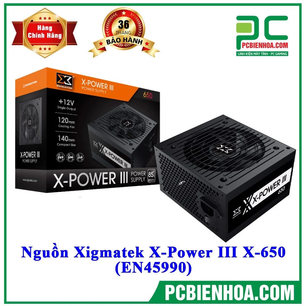 Nguồn máy tính XIGMATEK X-POWER II 650 (EN42463)-80PLUS WHITESản phẩm lý tưởng cho