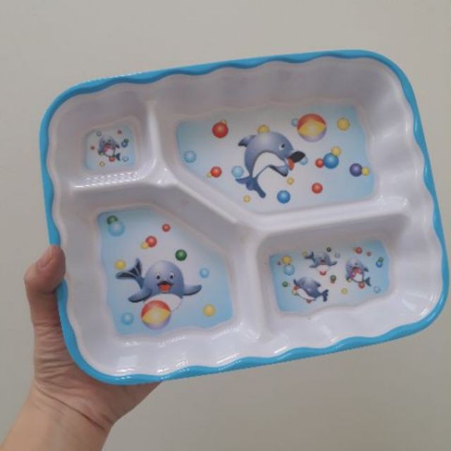 Khay nhựa chia cơm cho bé hàng nhựa VN chất lượng cao - Serving Tray, Eat Tray