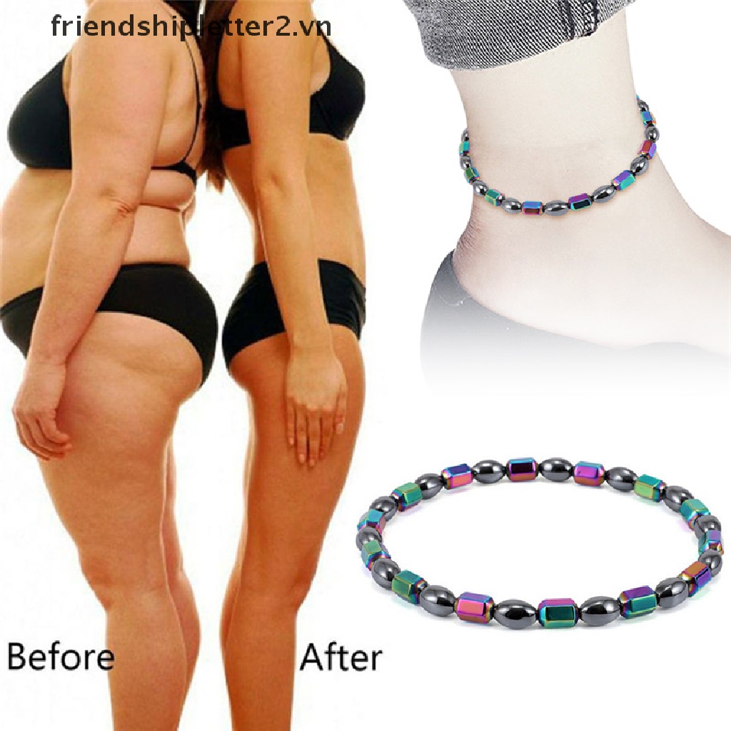 #Nóng Trong Kho# Vòng Đeo Chân Bằng Đá Hematite Giúp Giảm Cân Cho Nữ