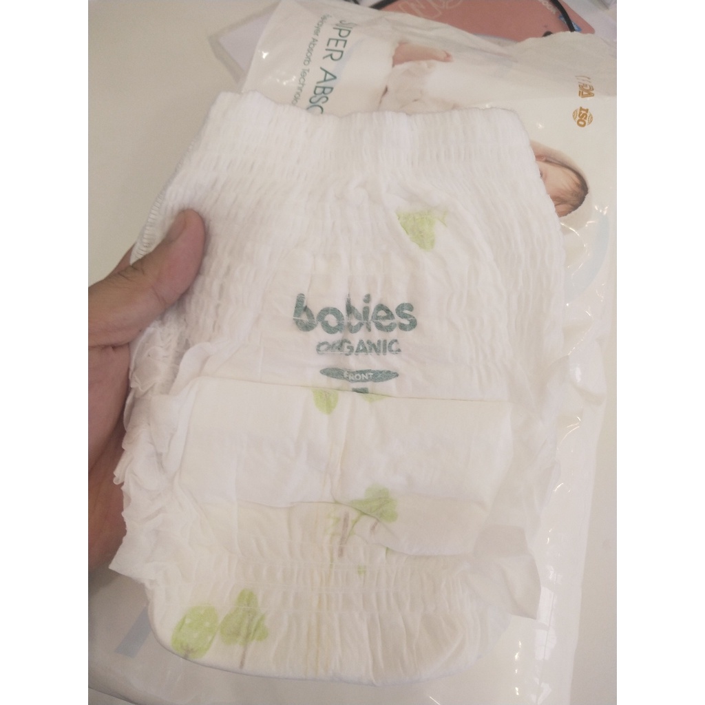 Tã Bỉm DÁN/QUẦN BABIES ORGANIC bông hữu cơ an toàn cho bé NB76/S66/M56/L46//M54/L50/XL46/XXL40/XXXL38