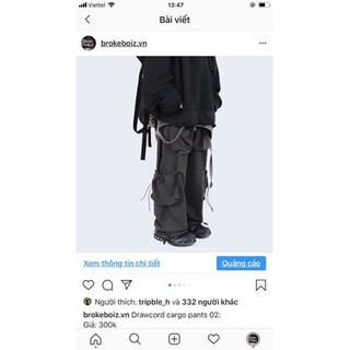 Quần Drawcord cargo pants 02