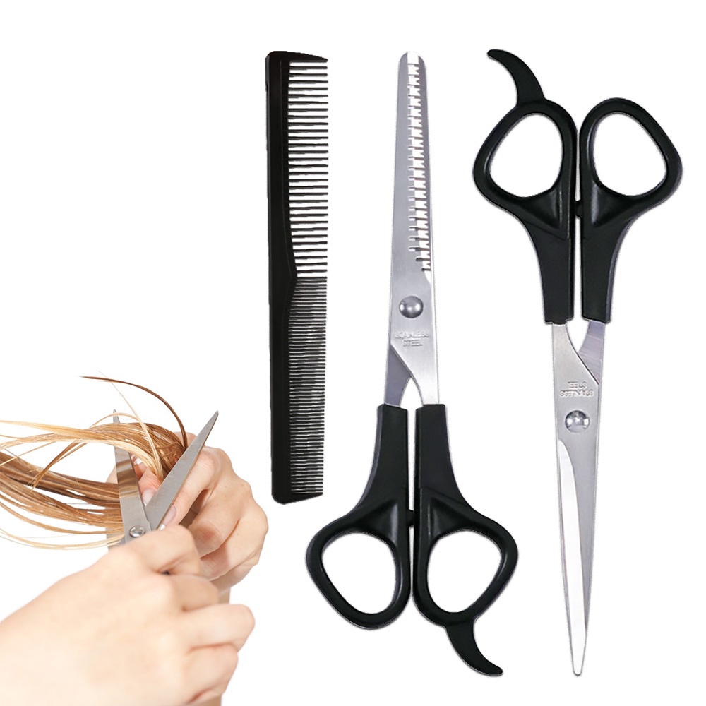 Set kéo cắt tóc chuyên nghiệp tiện dụng cho salon