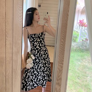 [SẴN] Váy 2 Dây Daisy Cúc Hoạ Mi Dáng Dài Có Sẵn