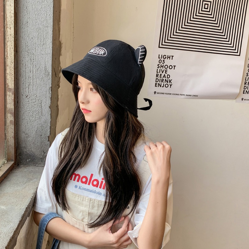 Nón Tai Bèo Chống Nắng Họa Tiết Hoạt Hình Dễ Thương