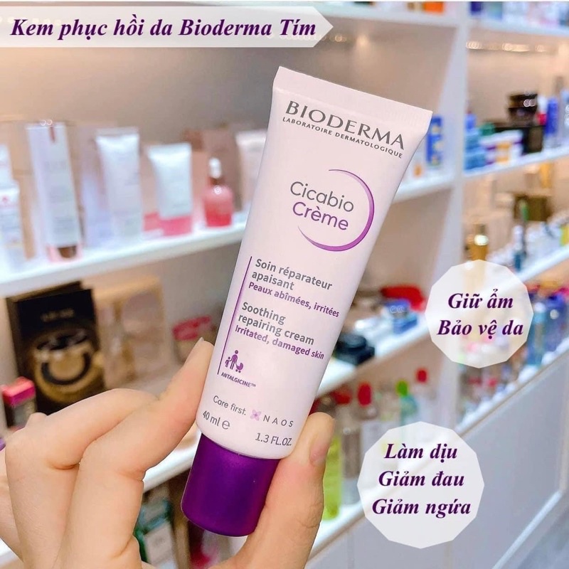 Kem dưỡng phục hồi da Bioderma Cica Cicabio Creme