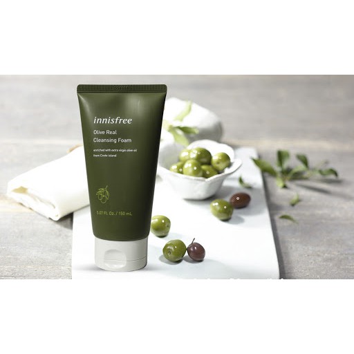 Sữa Rữa Mặt INNISFREE Olive Real Cleansing Foam