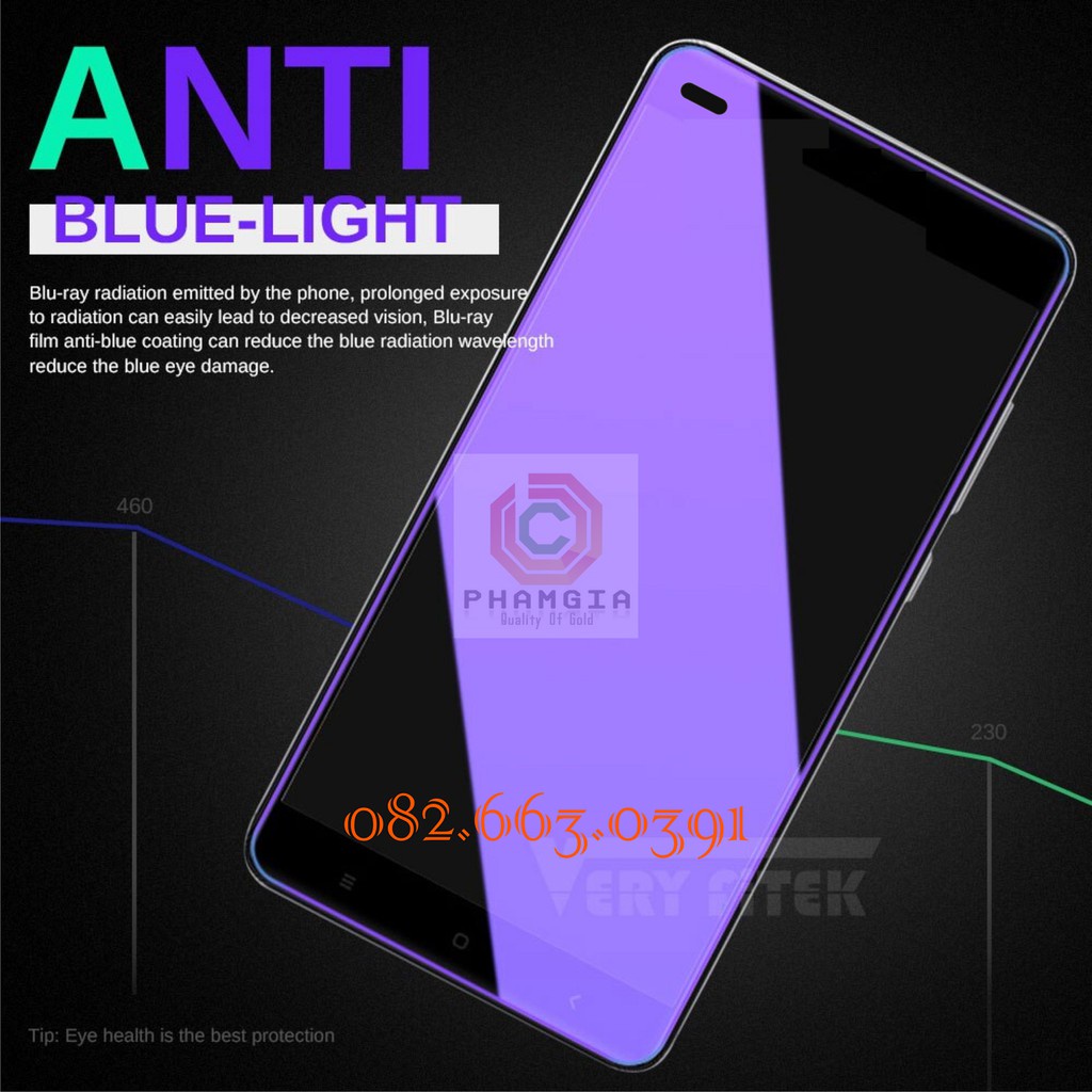 Cường Lực Vivo bảo vệ mắt ánh tím Vivo V19/V19 neo nano dẻo