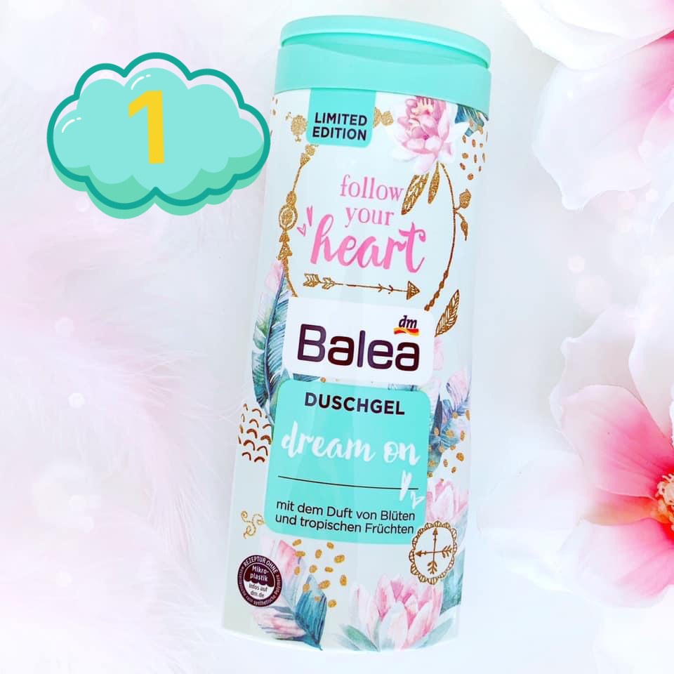 Sữa tắm Balea Dream On (bản limited edition) dưỡng ẩm cho làn da khô nội địa Đức 300ml | BigBuy360 - bigbuy360.vn