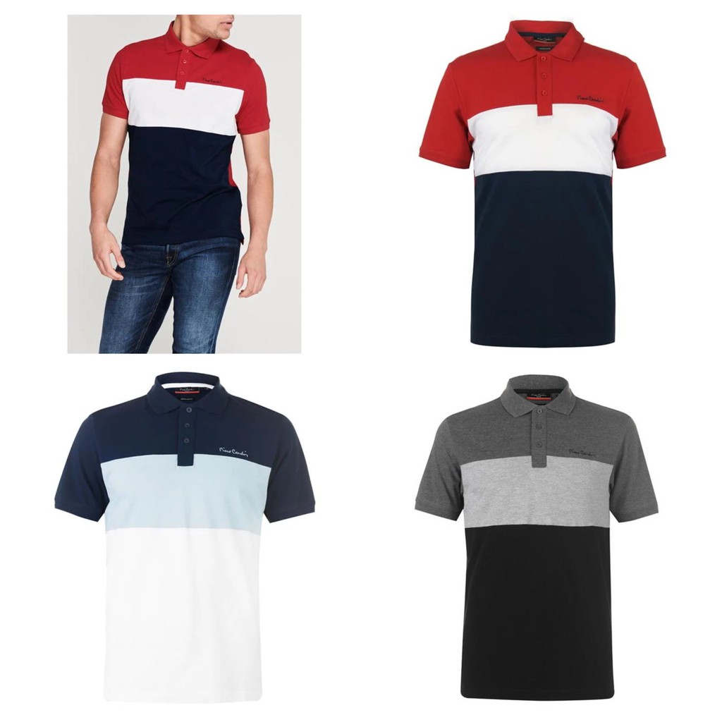 𝐑ẻ Sale SALE (Chính Hãng) 10.10 Áo polo kẻ ngang Pierre Cardin UK, cam kết 100% auth, HÀNG CÓ SẴN . New * ' . .