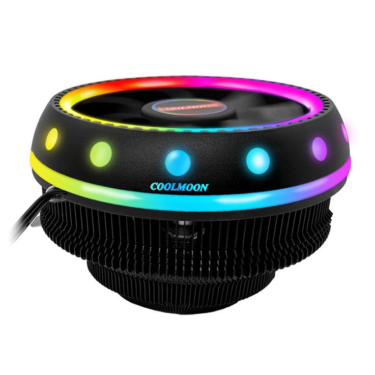 QUẠT TẢN NHIỆT CPU COOLMOON UFOX LED RGB