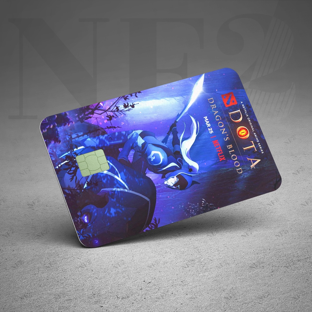 DRAGON'S BLOOD DOTA 2 - Decal Sticker Thẻ ATM (Thẻ Chung Cư, Thẻ Xe, Credit, Debit Cards) Miếng Dán Trang Trí NF2 Cards