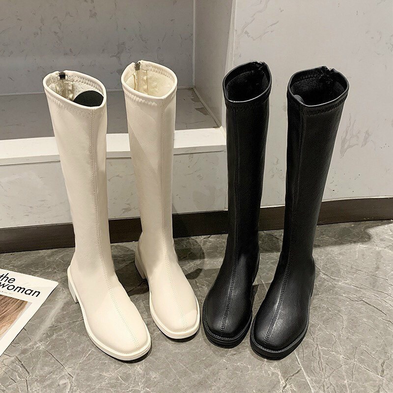 [GIÁ SỐC] Boots đùi đế bệt 3cm Hàn Quốc săn sale B001 | WebRaoVat - webraovat.net.vn
