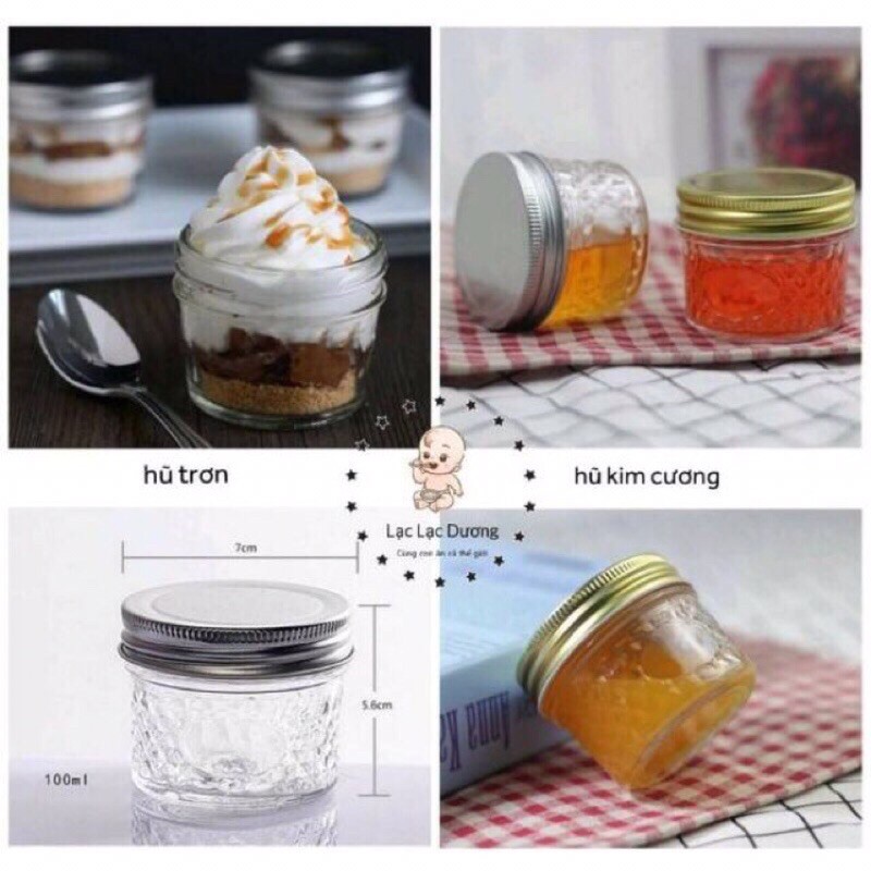 [Hàng Mới Về]Hũ Thuỷ Tinh Kim Cương 100ml | BigBuy360 - bigbuy360.vn