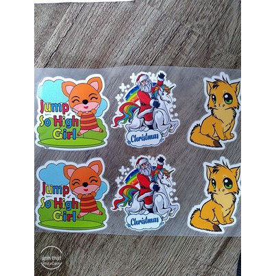 Decal Logo Sticker Patch in áo ủi trực tiếp lên vải các hình logo xinh