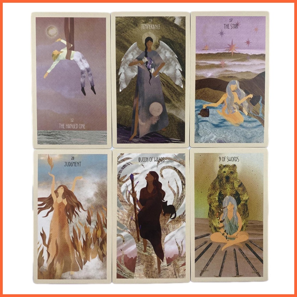 Bộ Bài Tarot 78 Lá Tiếng Anh Đầy Sao Oracle