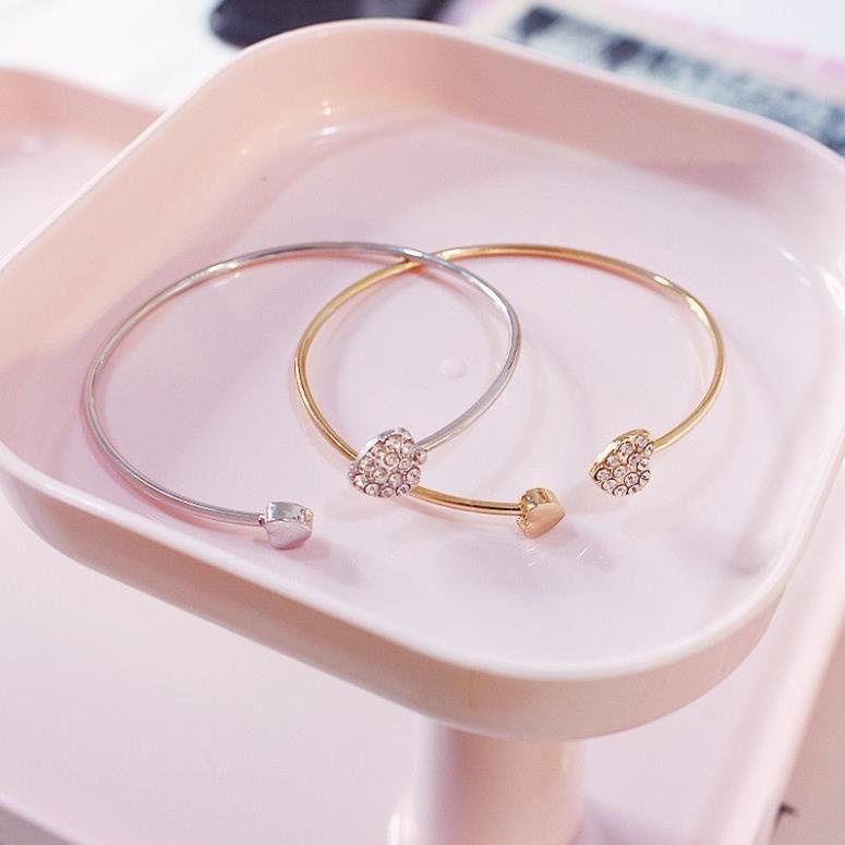 Lắc tay vòng tay trái tim nữ đẹp Hàn Quốc i61