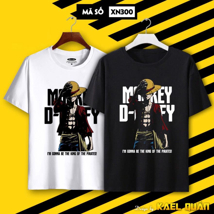 Áo Thun Phông Tay Ngắn In Hình Ace Water Law Zoro, Áo Luffy One Piece Áo Unisex Nam Nữ Tay Ngắn Chất Mà Rẻ