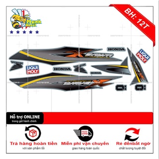 Ten rời xe wave X 2017 dán xe xám xi măng