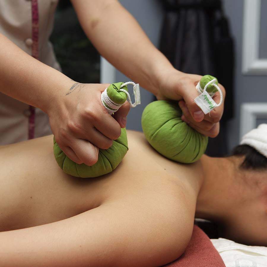 [600g-loại to nhất thị trường] Bóng Thảo Dược Massage Thư Giãn - Hapaku (Hộp 2 quả)