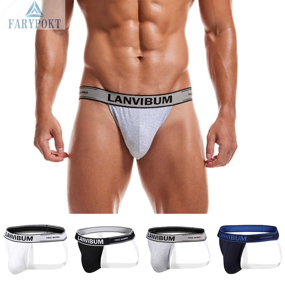 FATY~Men Thong Underpants 1Pc Double Thong Men G-string Homme 100% Brand New