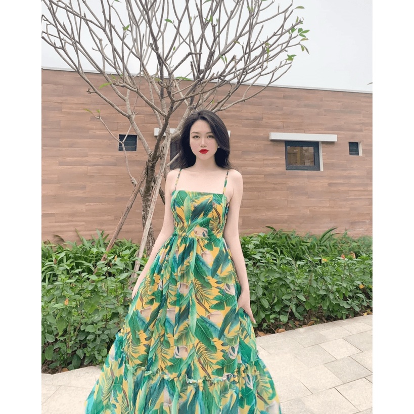 ĐẦM VOAN HOA UP thoi trang shop valentina