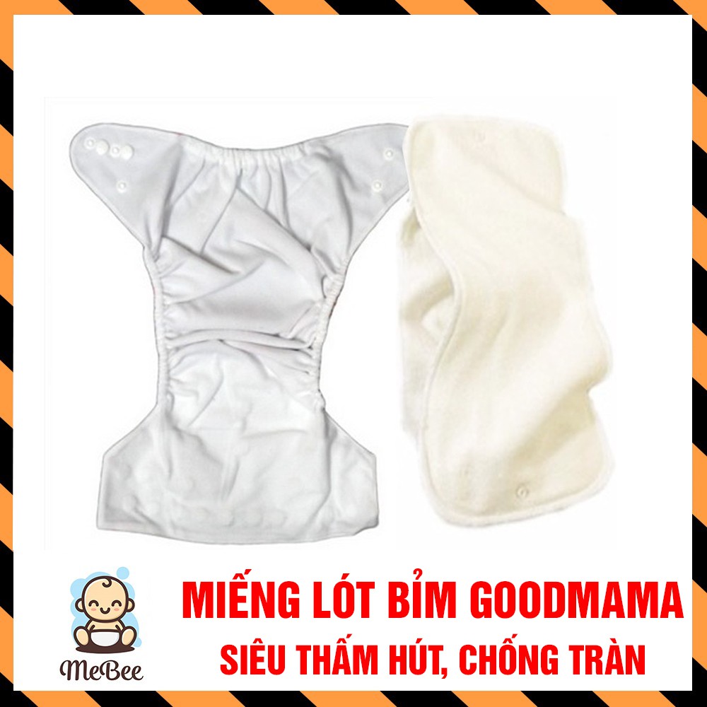 Miếng Lót Bỉm Vải Goodmama size M, L (3-20kg) siêu thấm cho bé