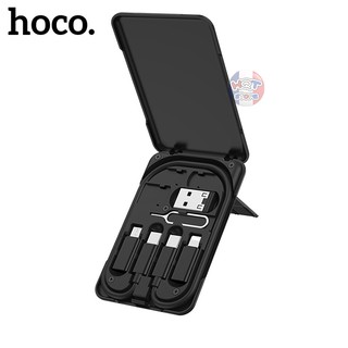 Bộ đầu chuyển đổi cáp đa năng Hoco U86 Type C Light.(ning) Micro USB-A