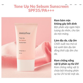 Kem chống nắng innissfree