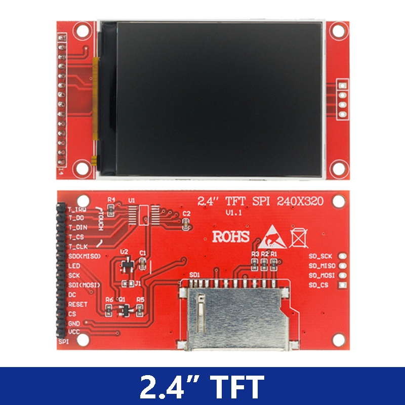 Mô Đun Màn Hình LCD TFT 0.96/1.3/1.44/1.77/1.8/2.0/2.4/2.8 inch IPS 7P SPI HD 65K ST7735 IC 80*160 Cho Arduino