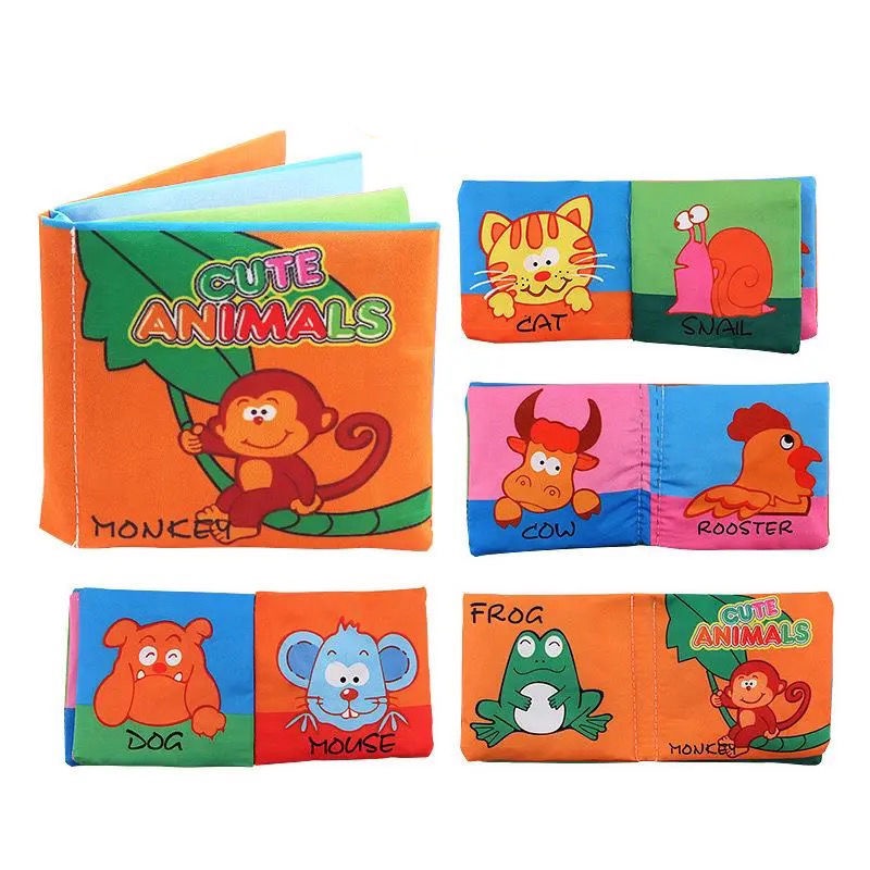 Sách Đồ Chơi Bằng Vải Mềm Mại Dành Cho Bé 0 Đến 6 Tháng Tuổi