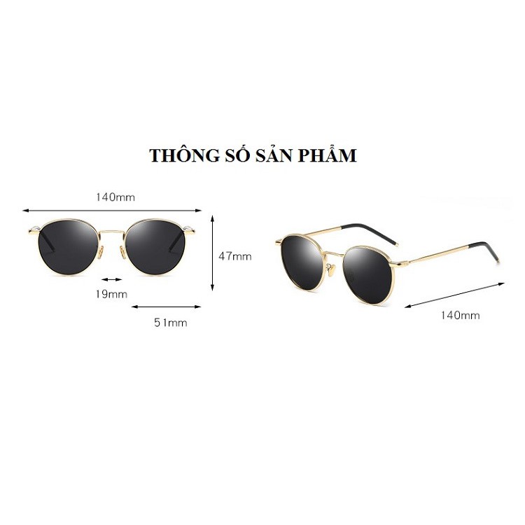 Kính Mát Nữ Phân Cực Chống Lóa, Kính Râm Thời Trang Đi Biển Chống Tia UV 5512