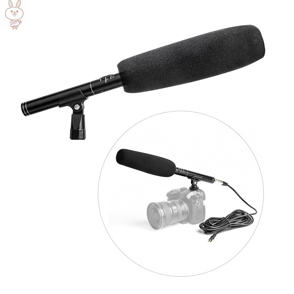 Mic Thu Âm Chuyên Nghiệp 3.5mm Cho Máy Quay Phim